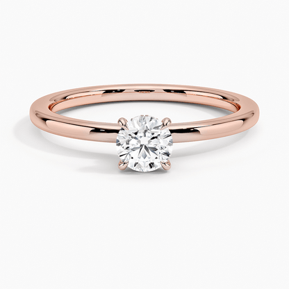 Seilla Under Halo Round Diamond Engagement Ring