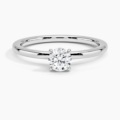Seilla Under Halo Round Diamond Engagement Ring