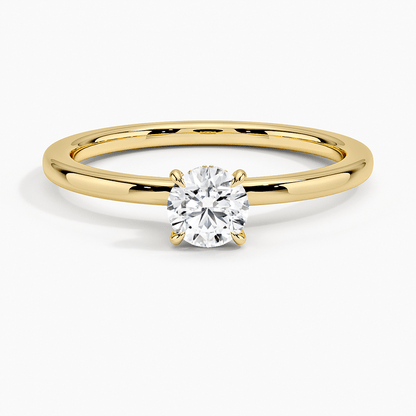 Seilla Under Halo Round Diamond Engagement Ring