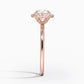 Buttercup Halo Round Diamond Engagement Ring