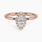 Buttercup Halo Diamond Engagement Ring