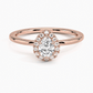 Buttercup Halo Diamond Engagement Ring
