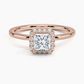 Buttercup Halo Diamond Engagement Ring