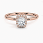 Buttercup Halo Diamond Engagement Ring