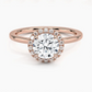Buttercup Halo Round Diamond Engagement Ring