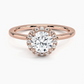 Buttercup Halo Round Diamond Engagement Ring