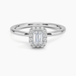 Buttercup Halo Diamond Engagement Ring