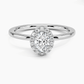 Buttercup Halo Diamond Engagement Ring