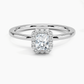 Buttercup Halo Diamond Engagement Ring