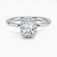 Buttercup Halo Diamond Engagement Ring