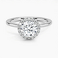 Buttercup Halo Round Diamond Engagement Ring