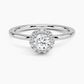 Buttercup Halo Round Diamond Engagement Ring