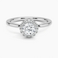 Buttercup Halo Round Diamond Engagement Ring
