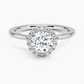 Buttercup Halo Round Diamond Engagement Ring
