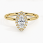 Buttercup Halo Diamond Engagement Ring