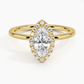 Buttercup Halo Diamond Engagement Ring