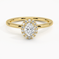 Buttercup Halo Diamond Engagement Ring