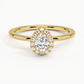 Buttercup Halo Diamond Engagement Ring