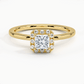 Buttercup Halo Diamond Engagement Ring