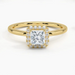 Buttercup Halo Diamond Engagement Ring