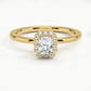 Buttercup Halo Diamond Engagement Ring
