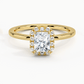 Buttercup Halo Diamond Engagement Ring