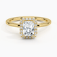 Buttercup Halo Diamond Engagement Ring