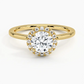 Buttercup Halo Round Diamond Engagement Ring