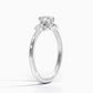 Iris Round Diamond Engagement Ring