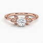 Iris Round Diamond Engagement Ring