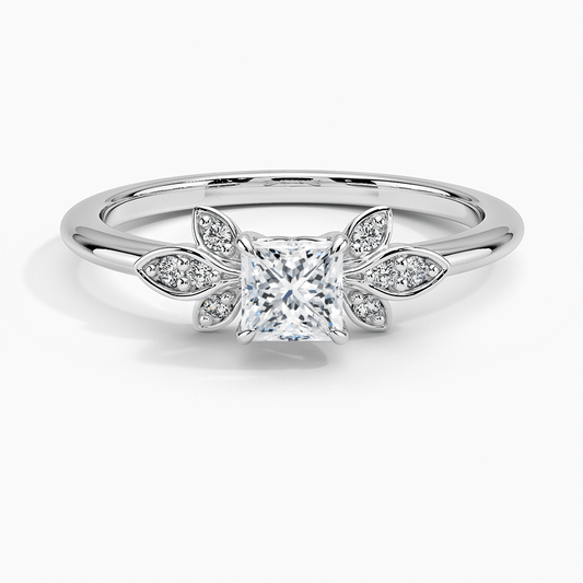 Iris Diamond Engagement Ring