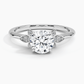 Iris Round Diamond Engagement Ring