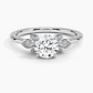 Iris Round Diamond Engagement Ring