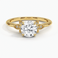 Iris Round Diamond Engagement Ring