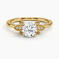 Iris Round Diamond Engagement Ring