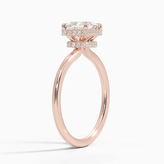 Alyss Double Halo Diamond Engagement Ring