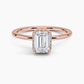 Alyss Double Halo Diamond Engagement Ring