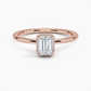 Alyss Double Halo Diamond Engagement Ring