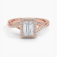 Snowdrop Halo Diamond Engagement Ring