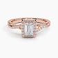 Snowdrop Halo Diamond Engagement Ring