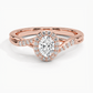 Snowdrop Halo Diamond Engagement Ring