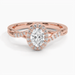 Snowdrop Halo Diamond Engagement Ring