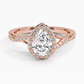 Snowdrop Halo Diamond Engagement Ring