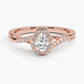 Snowdrop Halo Diamond Engagement Ring