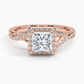 Snowdrop Halo Diamond Engagement Ring