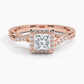 Snowdrop Halo Diamond Engagement Ring