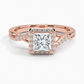 Snowdrop Halo Diamond Engagement Ring