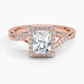Snowdrop Halo Diamond Engagement Ring