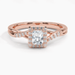 Snowdrop Halo Diamond Engagement Ring