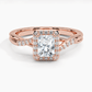 Snowdrop Halo Diamond Engagement Ring